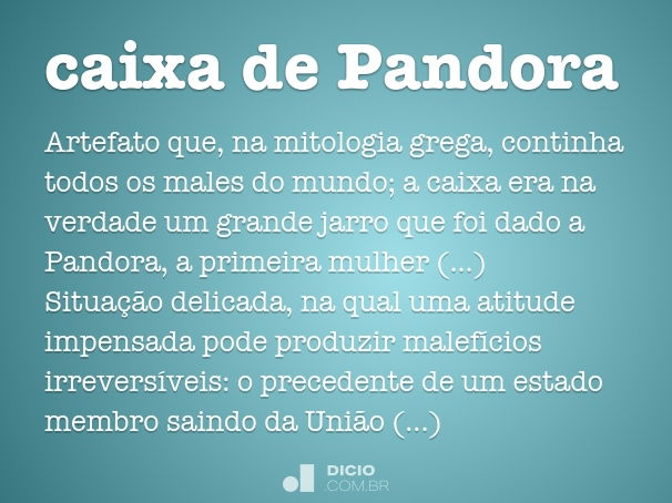 caixa de Pandora