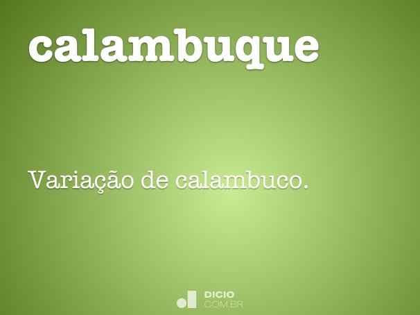 calambuque