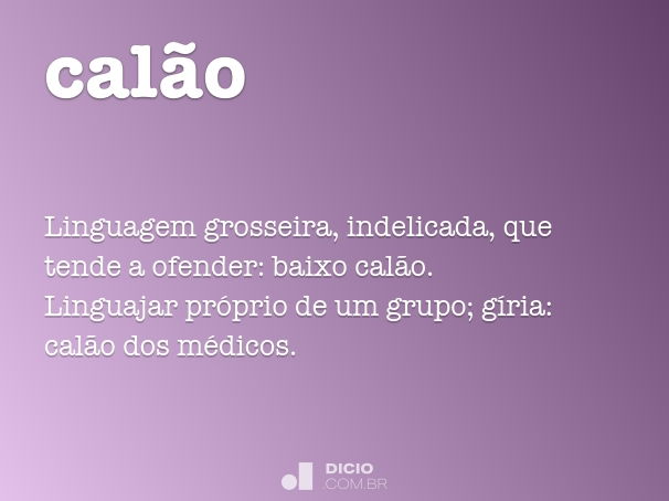 calão