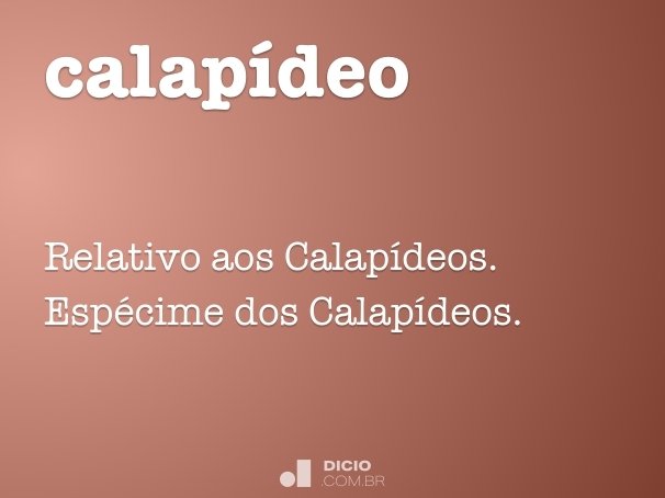 calapídeo