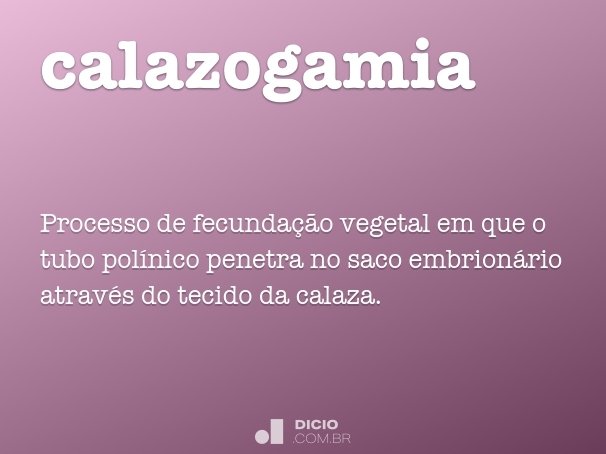 calazogamia