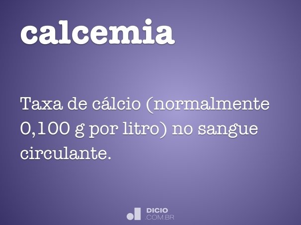 calcemia