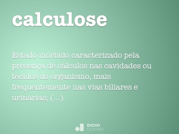 calculose