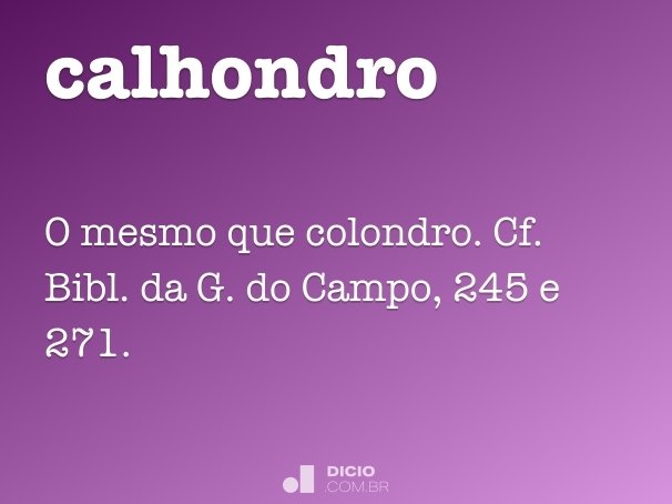 calhondro
