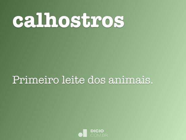 calhostros