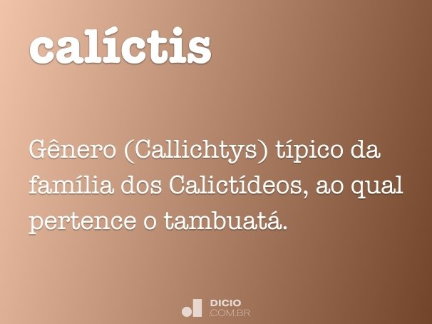 calíctis