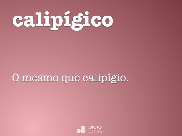 calipígico