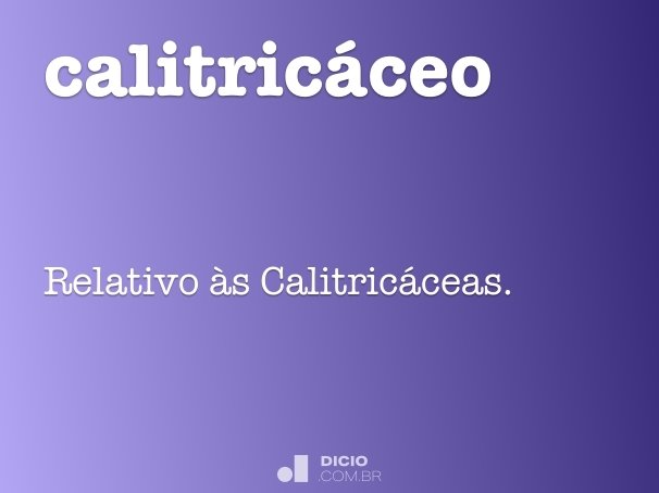 calitricáceo