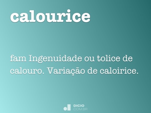 calourice