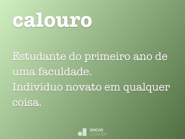 calouro