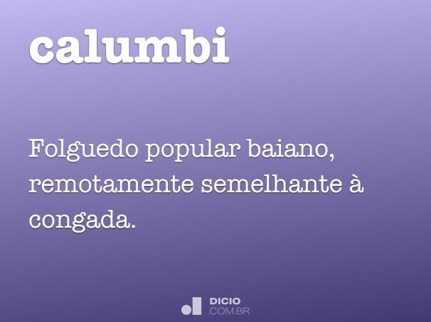 calumbi