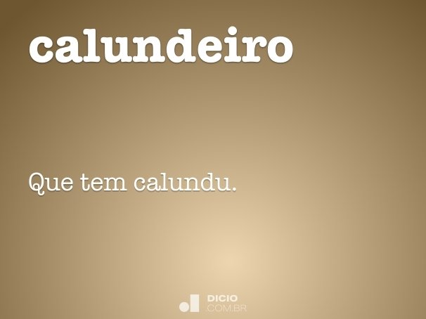 calundeiro