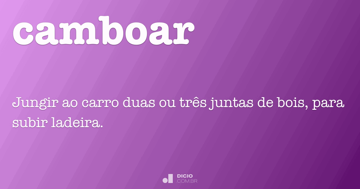 Cambitar - Dicio, Dicionário Online de Português