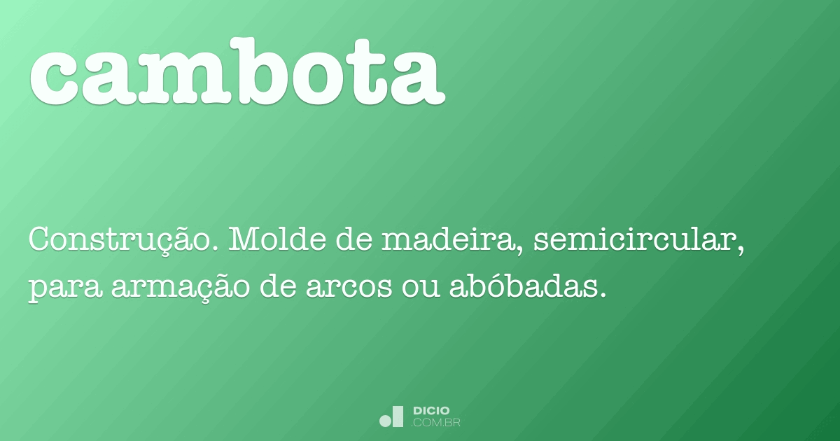 Cambito - Dicio, Dicionário Online de Português