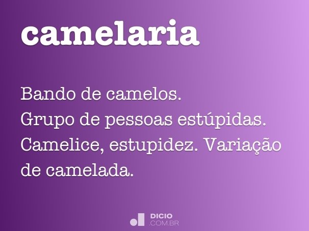 camelaria