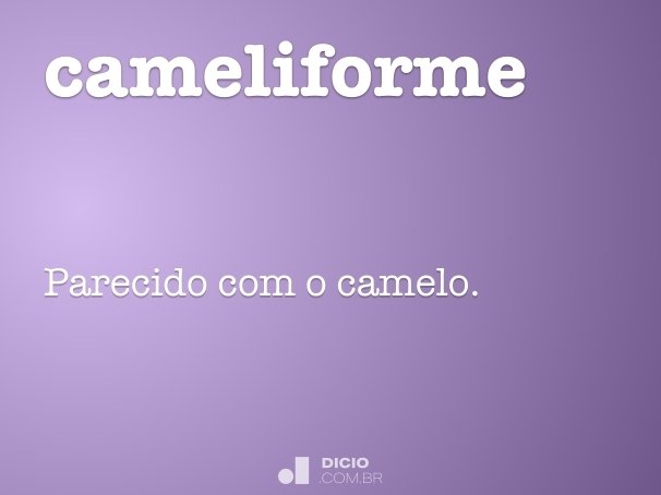 cameliforme