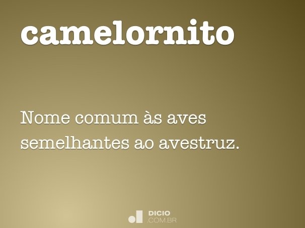 camelornito