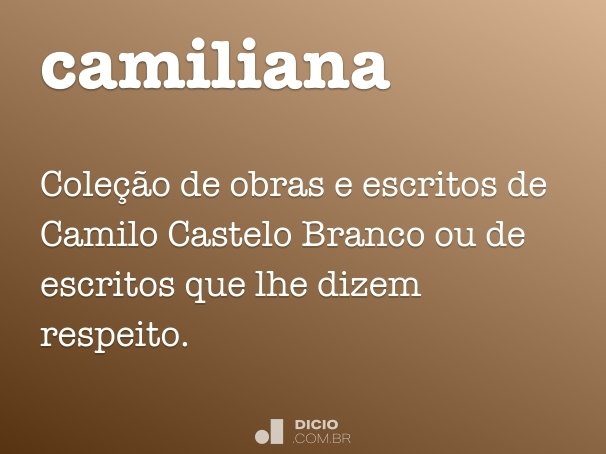 camiliana