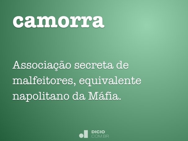 Máfia - Dicio, Dicionário Online de Português