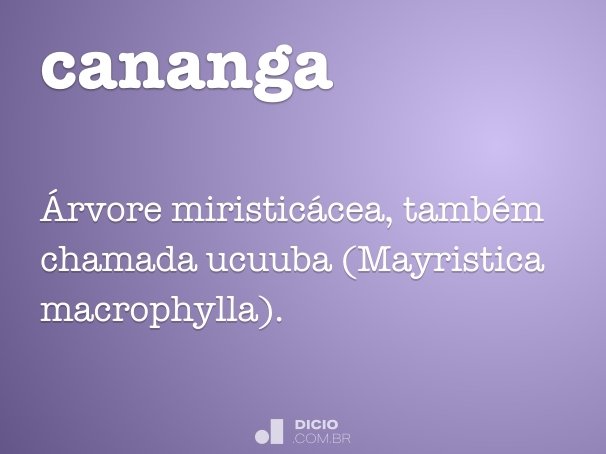 cananga