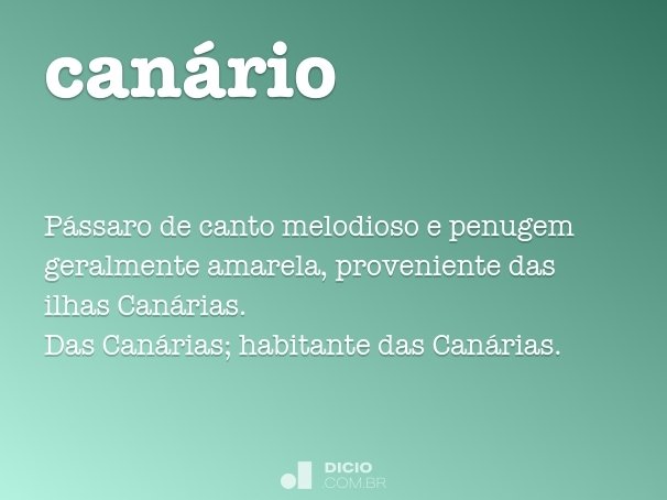 canário