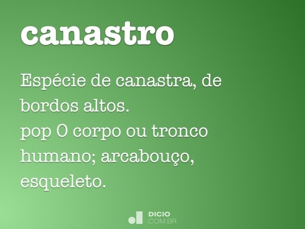 canastro