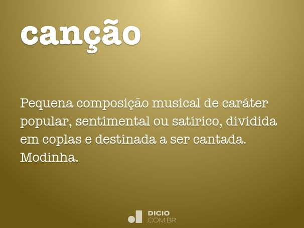 canção