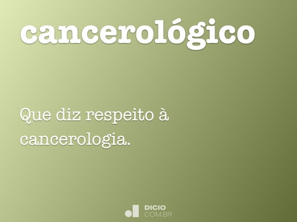 cancerológico