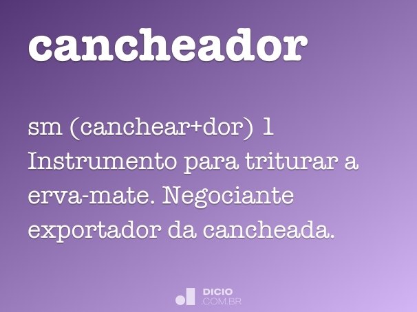 cancheador