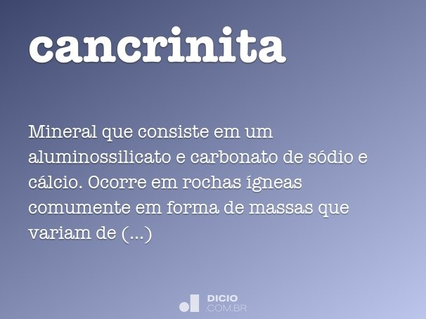cancrinita