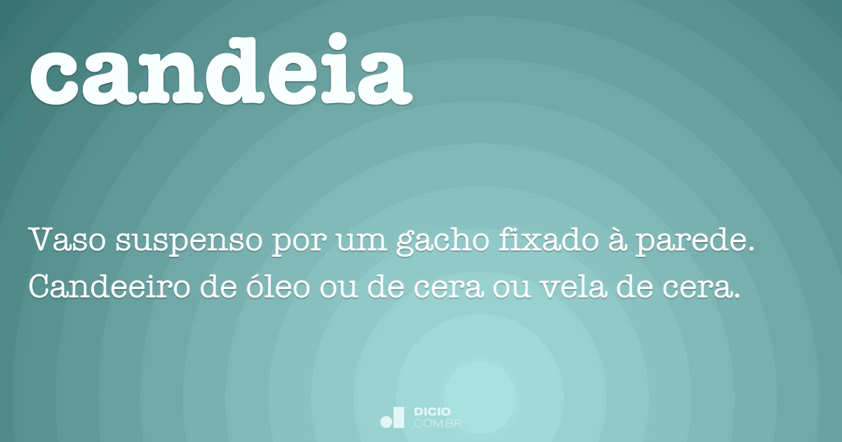 O que faz uma candeia?