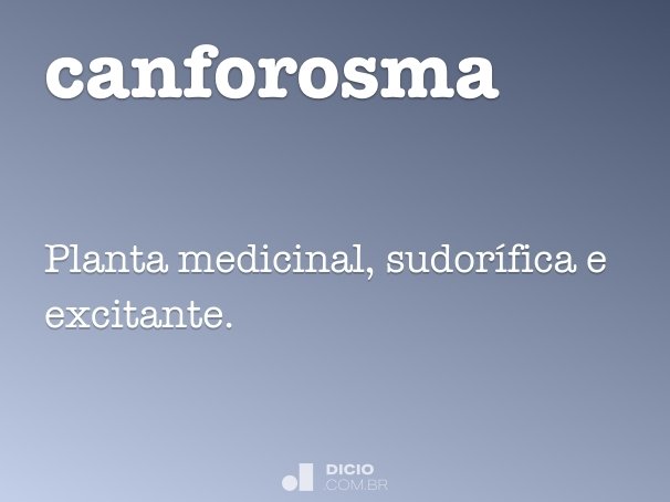 canforosma
