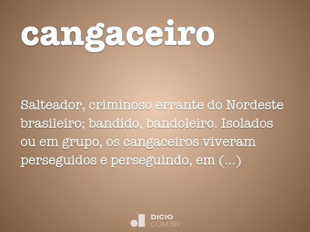 cangaceiro