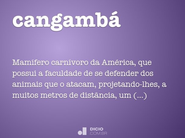 cangambá
