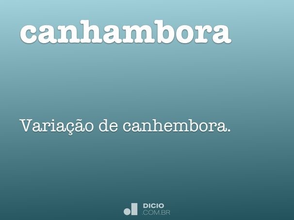 canhambora