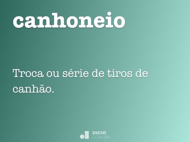 canhoneio