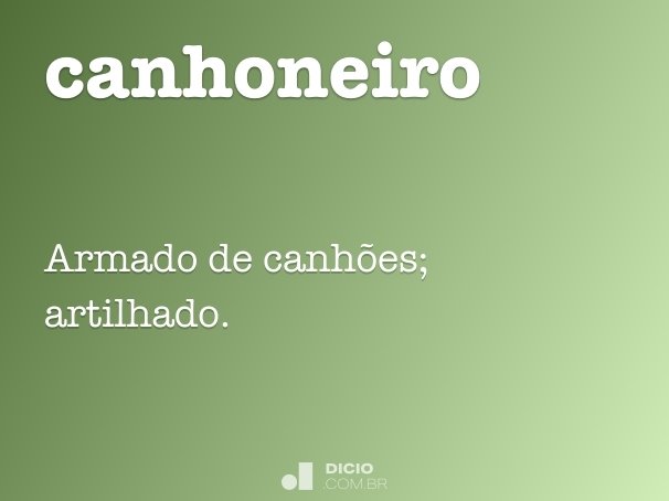 canhoneiro