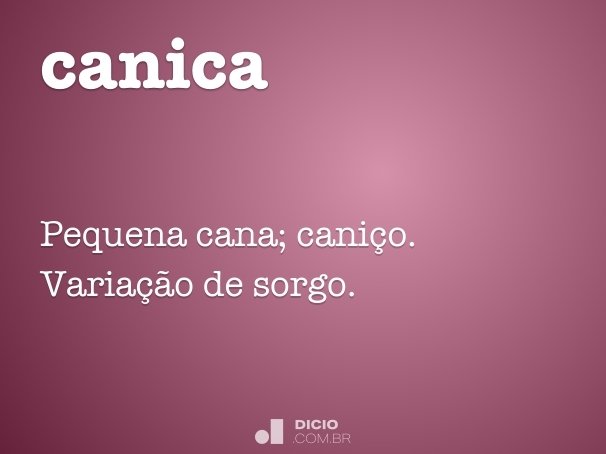 canica