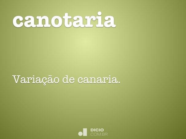 canotaria