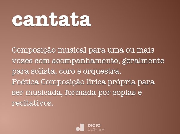 cantata