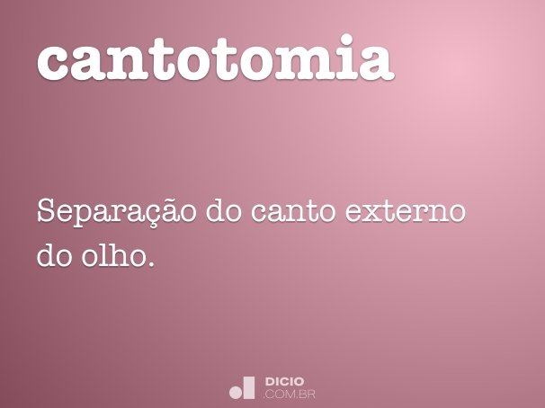 cantotomia
