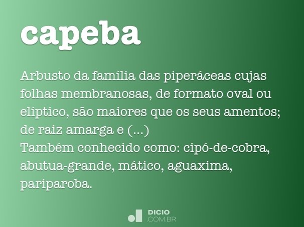 capeba