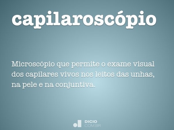 capilaroscópio