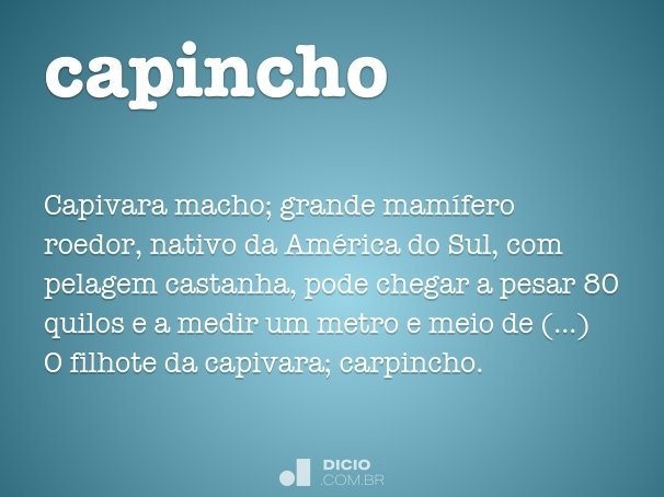 capincho