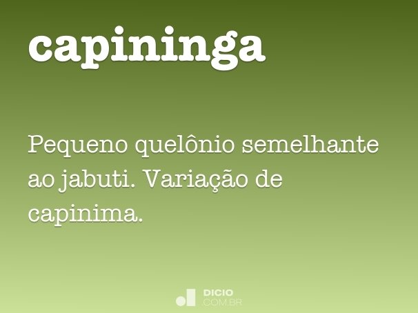 capininga
