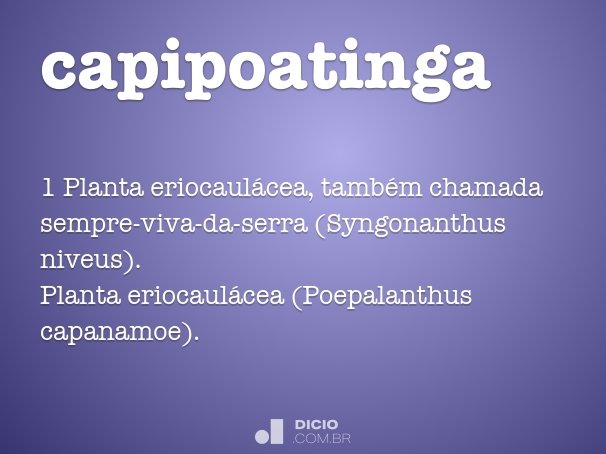 capipoatinga