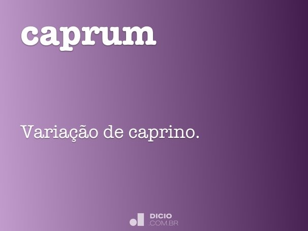 caprum