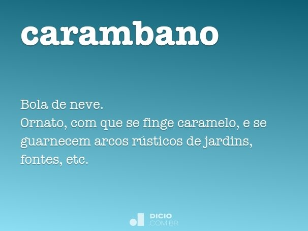 carambano