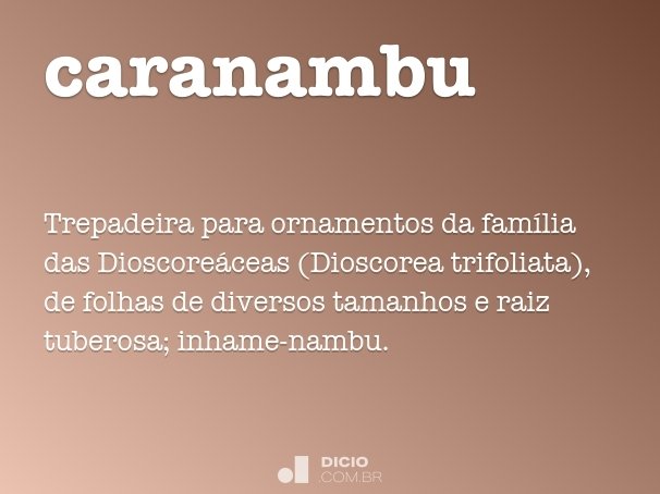 caranambu