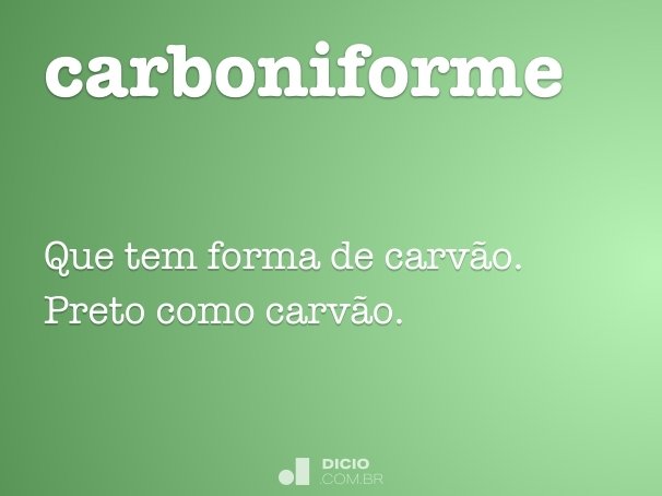 carboniforme
